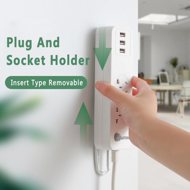Giá Đỡ Ổ Cắm Điện Dán Tường Tiện Lợi