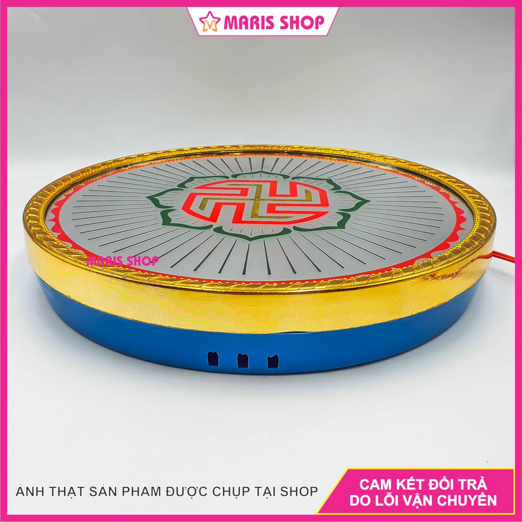 Đèn Hào Quang Tượng Phật Treo Tường Hình Chữ Vạn Để Bàn Thờ Phật, Tượng Tam Thánh, Như Lai, Sử Dụng LED Tiết Kiệm Điện,