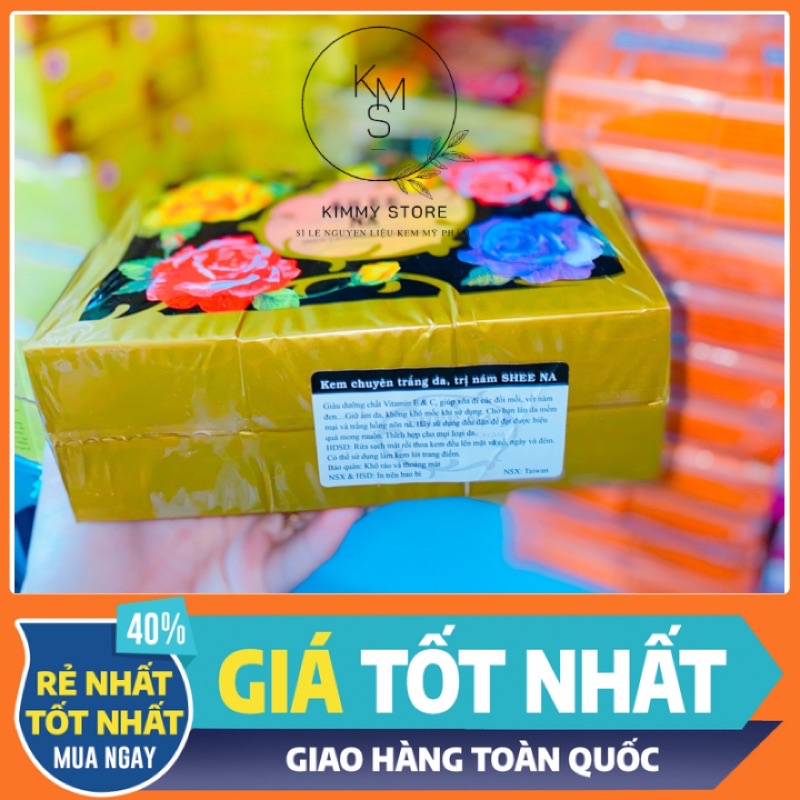 kem bông hồng đen sheena 12 hộp