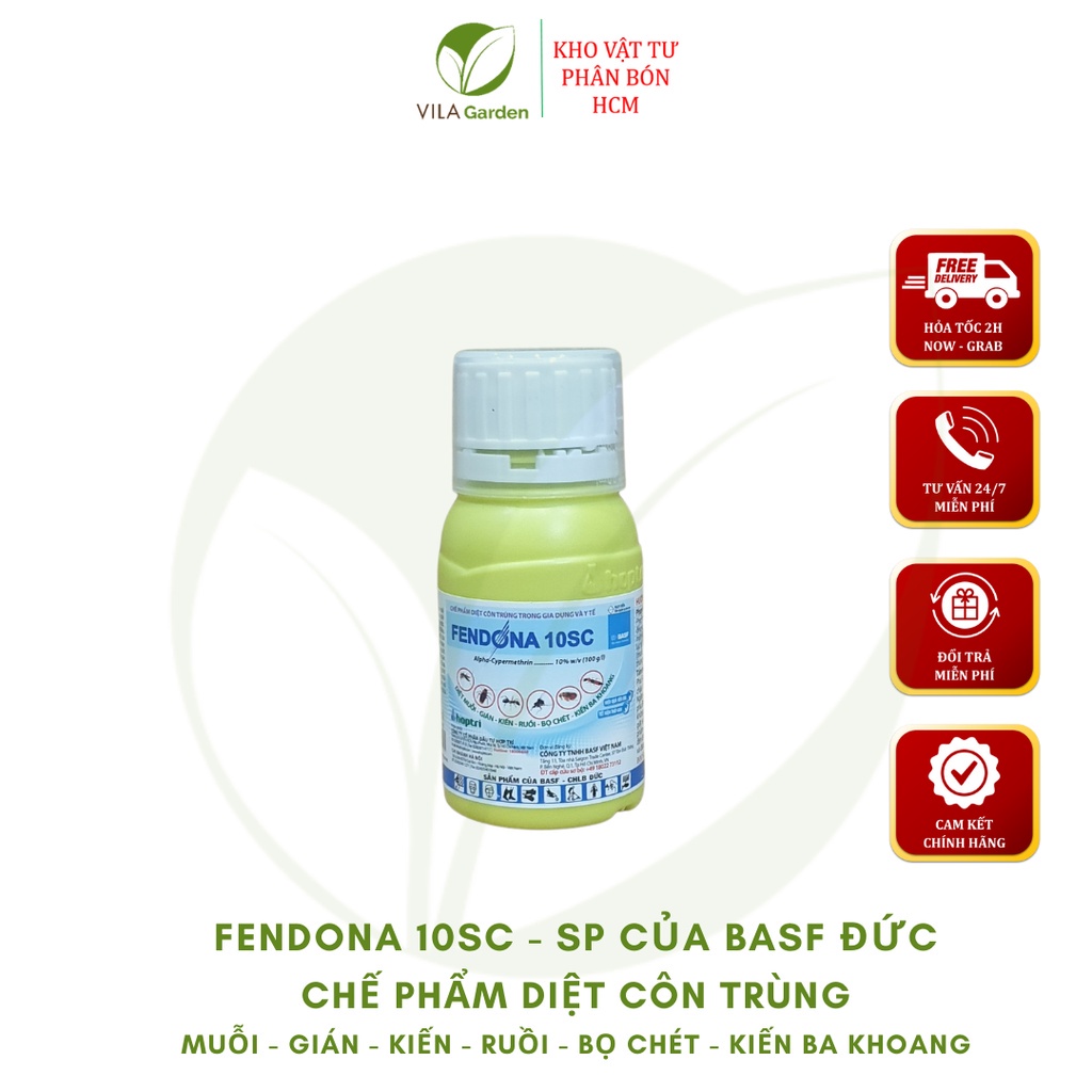 Thuốc trừ kiến, muỗi và côn trùng Fendona 10sc (50ml)