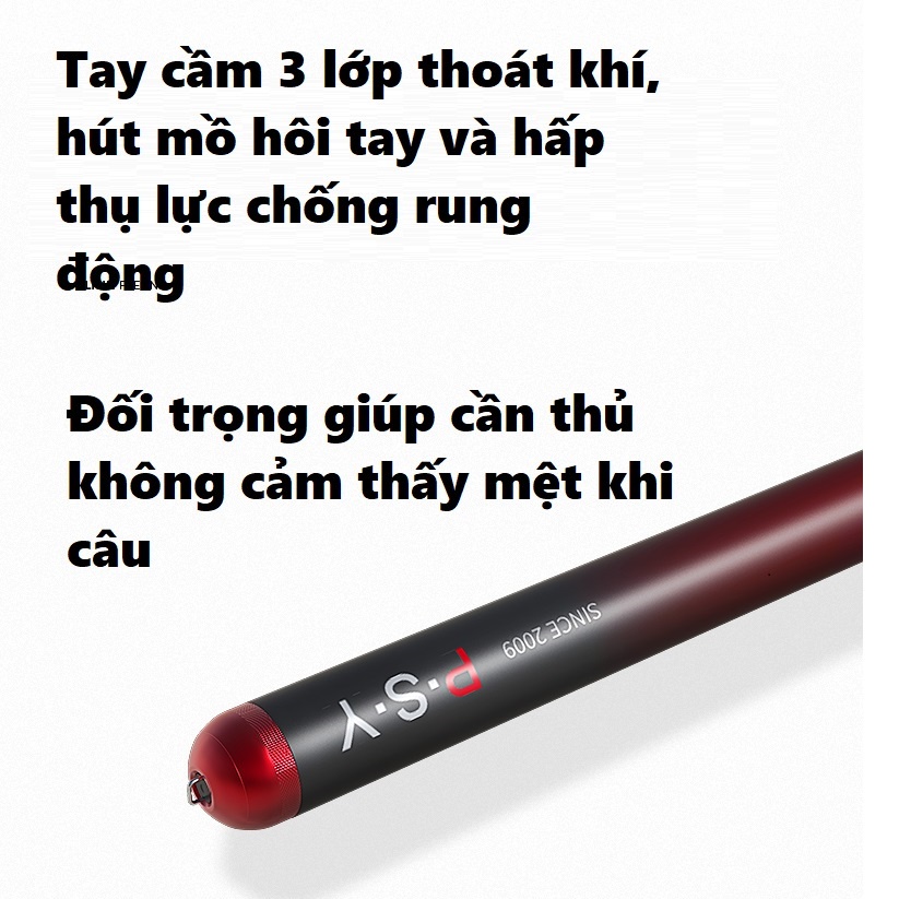 [Tặng Dây Trục Giá 60k, Bảo Hành Các Lóng 12 Tháng ] Cần Câu Tay Handing P.S.Y 6H Siêu Nhẹ,Dẻo Dai,Nhấc Tĩnh 2kg