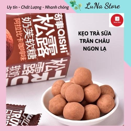 KẸO TRÀ SỮA TRÂN CHÂU ĐÀI LOAN HỘP 68GR