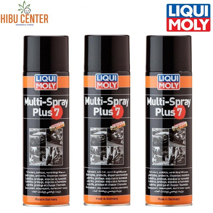 Chai Xịt Tẩy Gỉ Sét Bôi Trơn Đa Năng LIQUI MOLY Multi Spray Plus7 3305 500ml