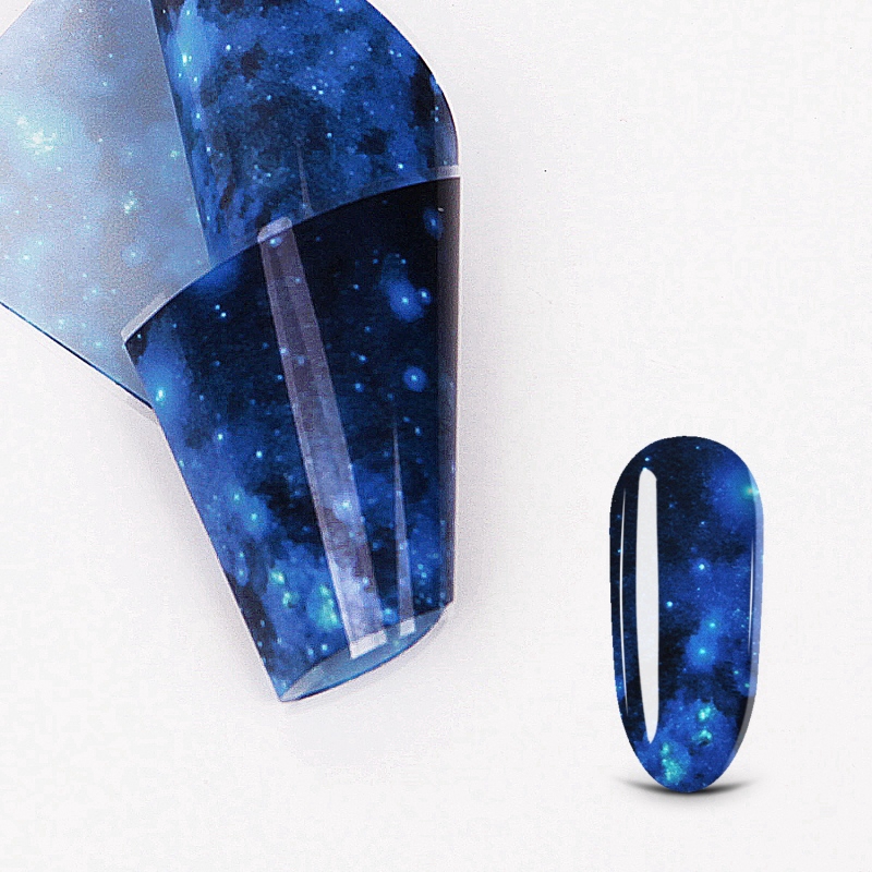 Nhãn dán móng tay họa tiết sơn cầu vồng bằng giấy chất lượng cao