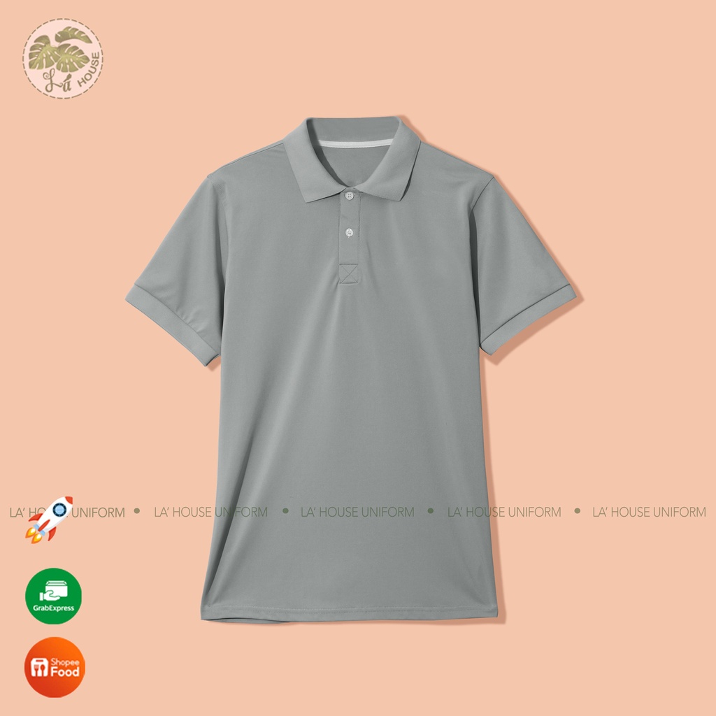 Áo Polo nam LA' House màu mới, vải cá sấu thái 4 chiều dày dặn