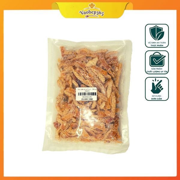 Mứt trần bì, mứt vỏ cam Đà Lạt nguyên miếng 100g - 500g ăn vặt ngày Tết, làm bánh trung thu thập cẩm, kẹo nougat