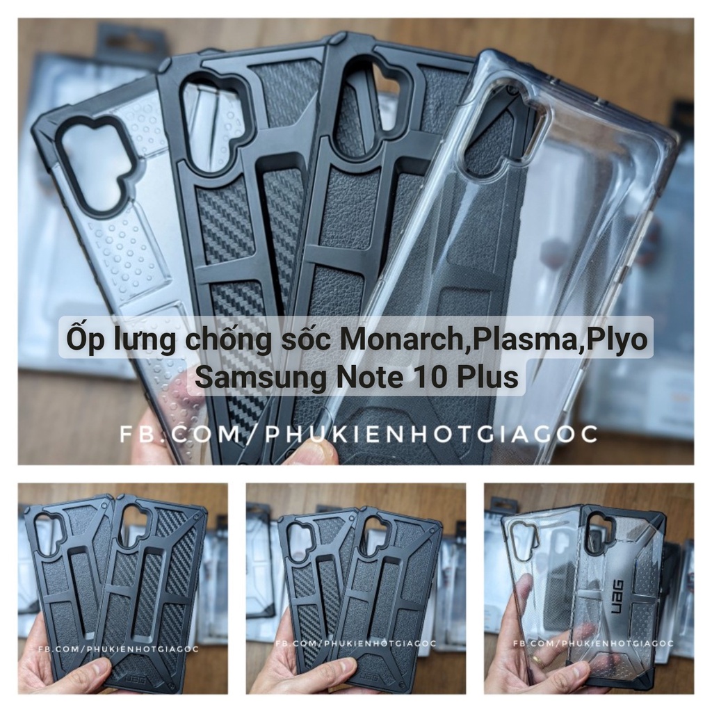 Ốp chống sốc UAG Pathfinder , Plasma và Plyo Monarch Galaxy Note 10 Plus / S20 + / S10 + /  / Note 10 / S10e / S10 e