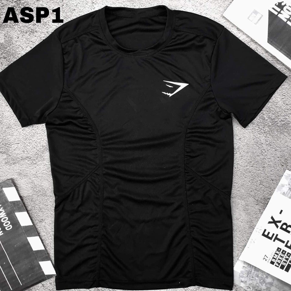 Áo thể thao nam Gym Shark phối sườn