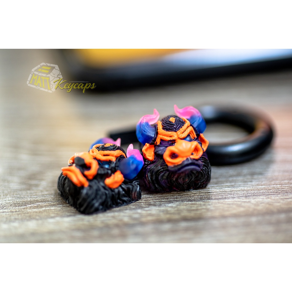 Bull Keycaps Xuyên Led - Nút bàn phím cơ Bò - trang trí bàn phím cơ