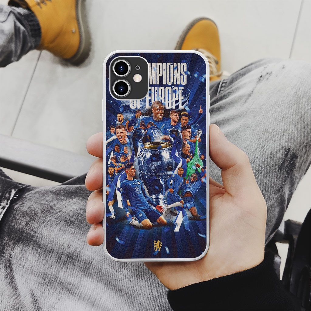 Ốp Lưng iphone chelsea champion of europe cho iphone 6 - iphone 13 CLS20210012