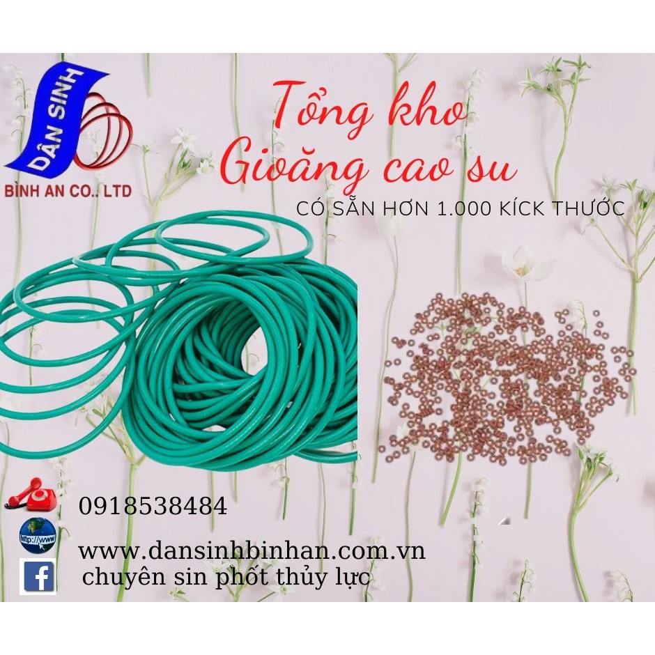 Dày 3mm * Đường kính Trong Gioăng cao su NBR70