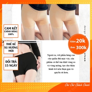 Quần Mặc Trong Váy Nữ Cotton Quần bảo hộ phom dài trơn Quanlotvay01