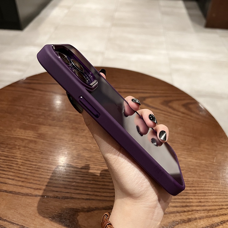 Ốp Điện Thoại Cứng Trong Suốt Chống Sốc Cho iPhone 14 13 Pro Max 14 Plus