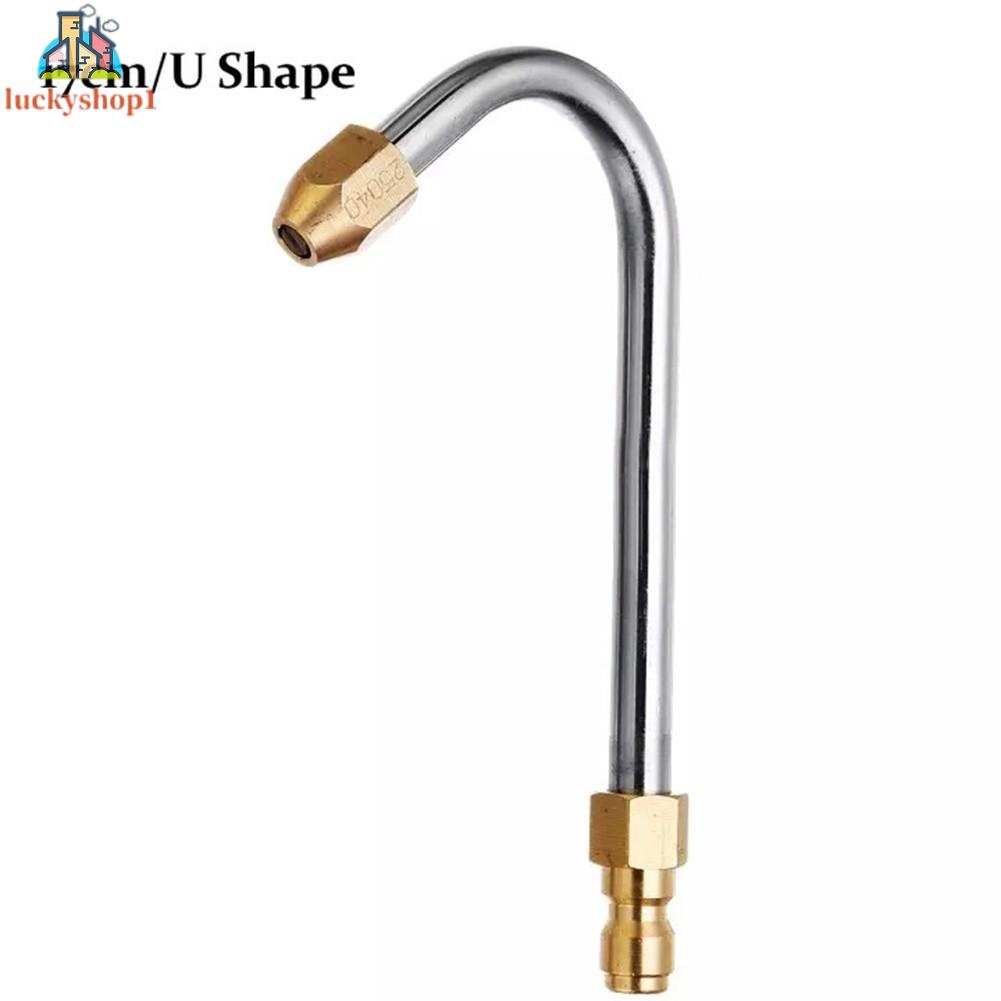 30°/90°/ U-Shape High Pressure Car Washer Angled Lance Extension Spray Wand Nozzle cleaning