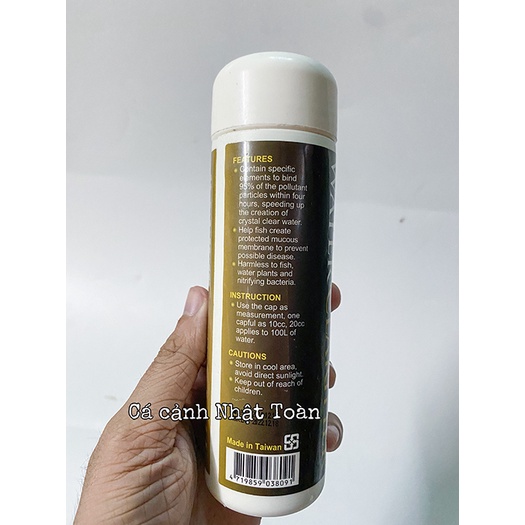 WATER CLARIFIER ISTA ĐÀI LOAN 240ML KHỬ ĐỤC, GIÚP LÀM TRONG NƯỚC HỒ CÁ