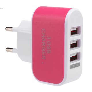 Cục sạc điện thoại đa năng 3 cổng USB