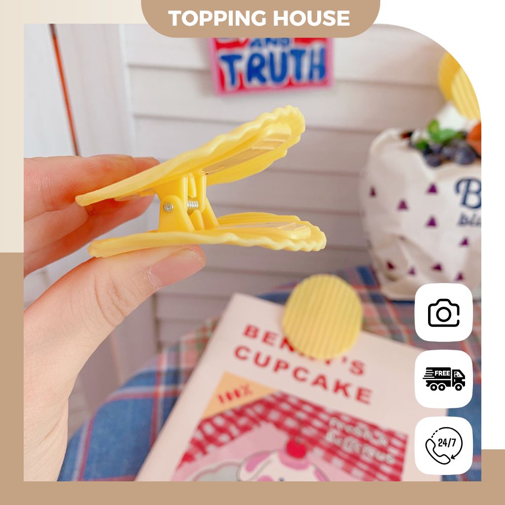 Kẹp giấy hình khoai tây chiên dễ thương trang trí sáng tạo - Topping House - DC12