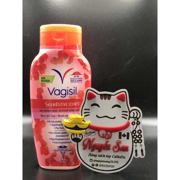 Dung dịch vệ sinh vagisil bill canada 240ml