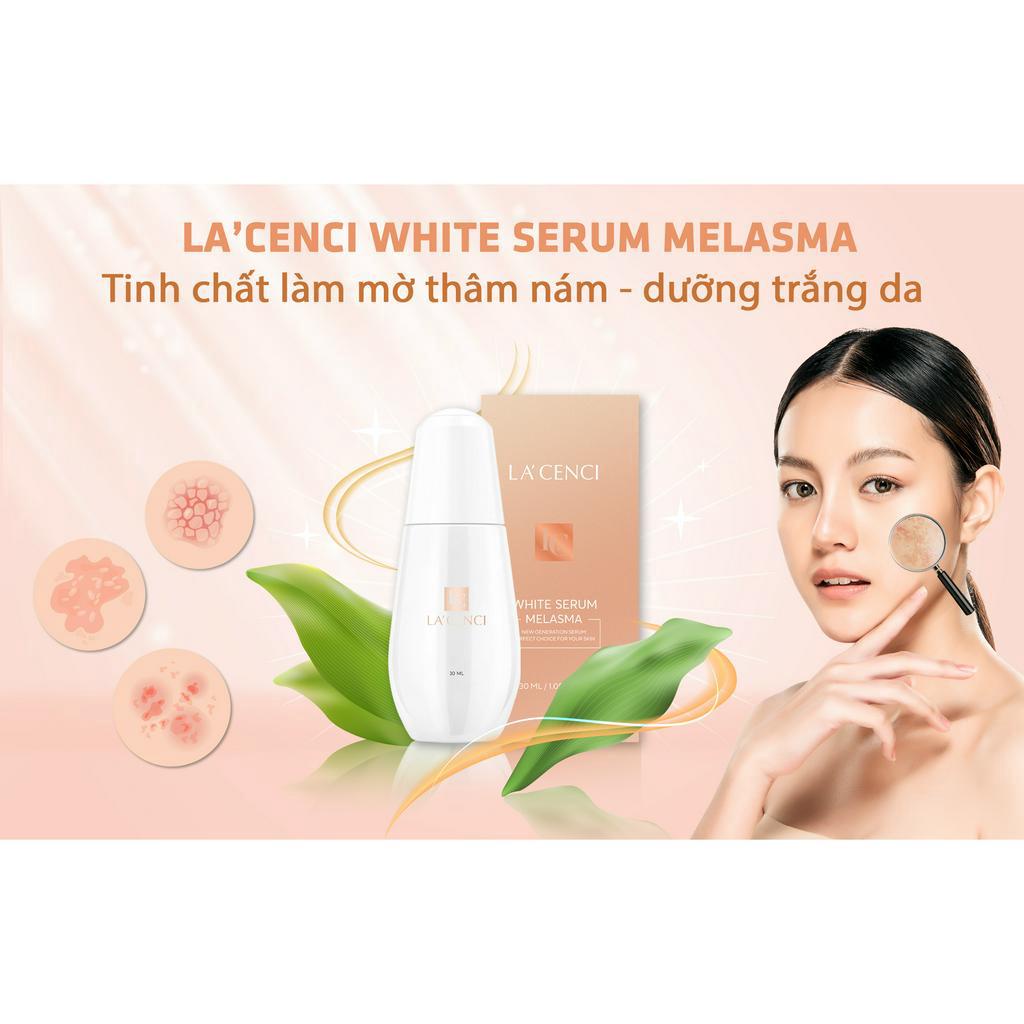 Bộ 3 Sản Phẩm LA'CENCI Trắng Da Mờ Nám Trẻ Hóa Làn Da