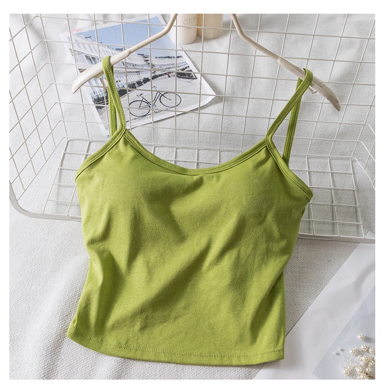 Áo Tank Top Màu Trơn Thời Trang Hàn Quốc Mới