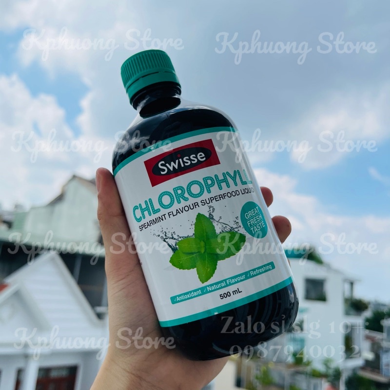 [ DATE 05/2023] Nước Diệp Lục Swisse Chlorophyll 500ml ( ÚC)