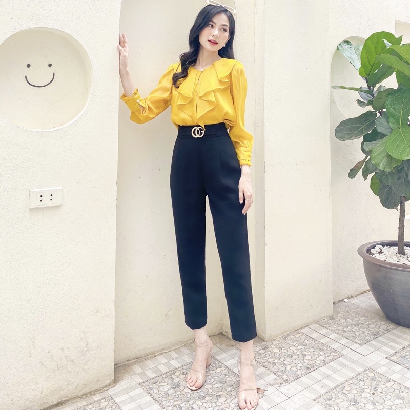 quần baggy mã Q361 quảng châu cao cấp phom dáng chuẩn