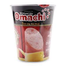 Mì Cốc Omachi Có Cây Thịt Thật 113g