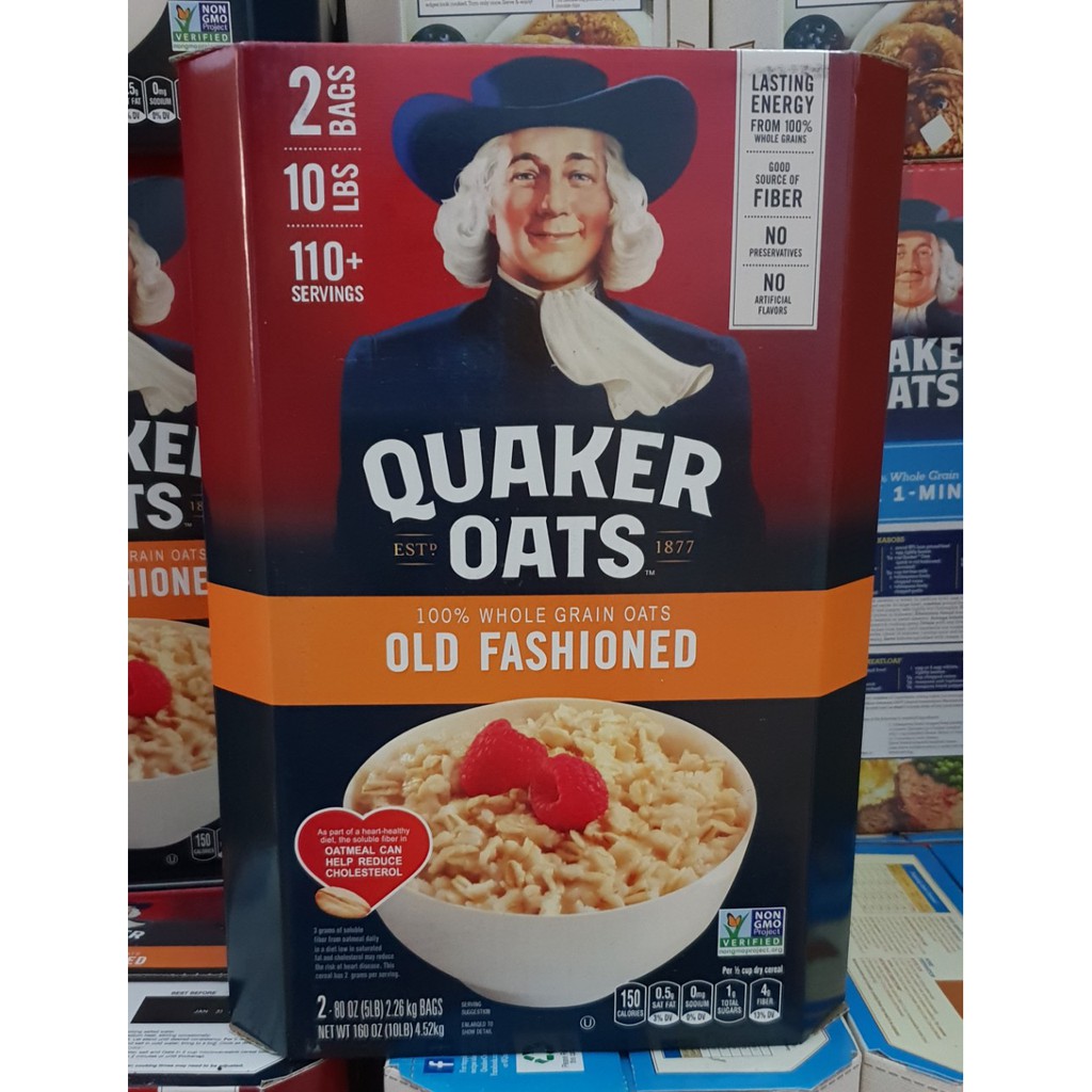 Yến Mạch Mỹ Quaker Oats Old Fashioned 4,52kg