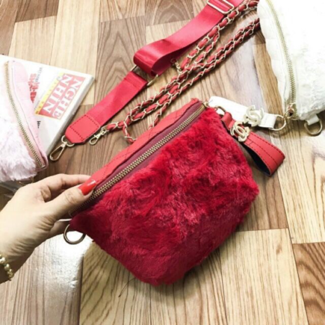 Túi lông đeo bụng