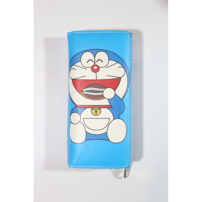 Ví Da Tổng Hợp Dáng Dài In Hình Doraemon Đáng Yêu