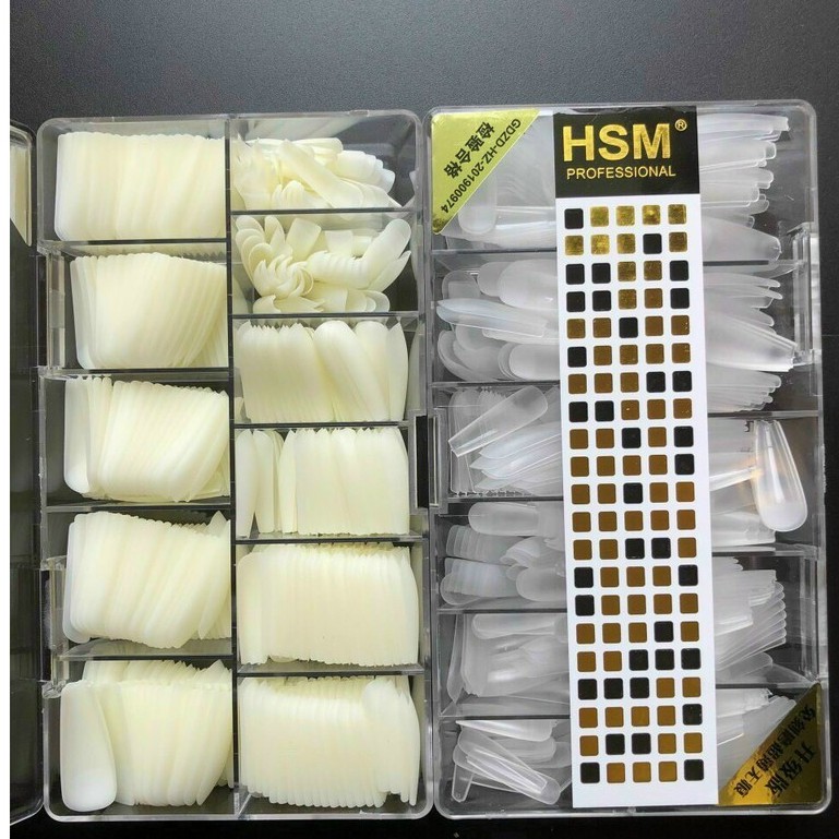 Móng úp nhám HSM các phom : thang , vuông , nhọn dài , nhon bầu