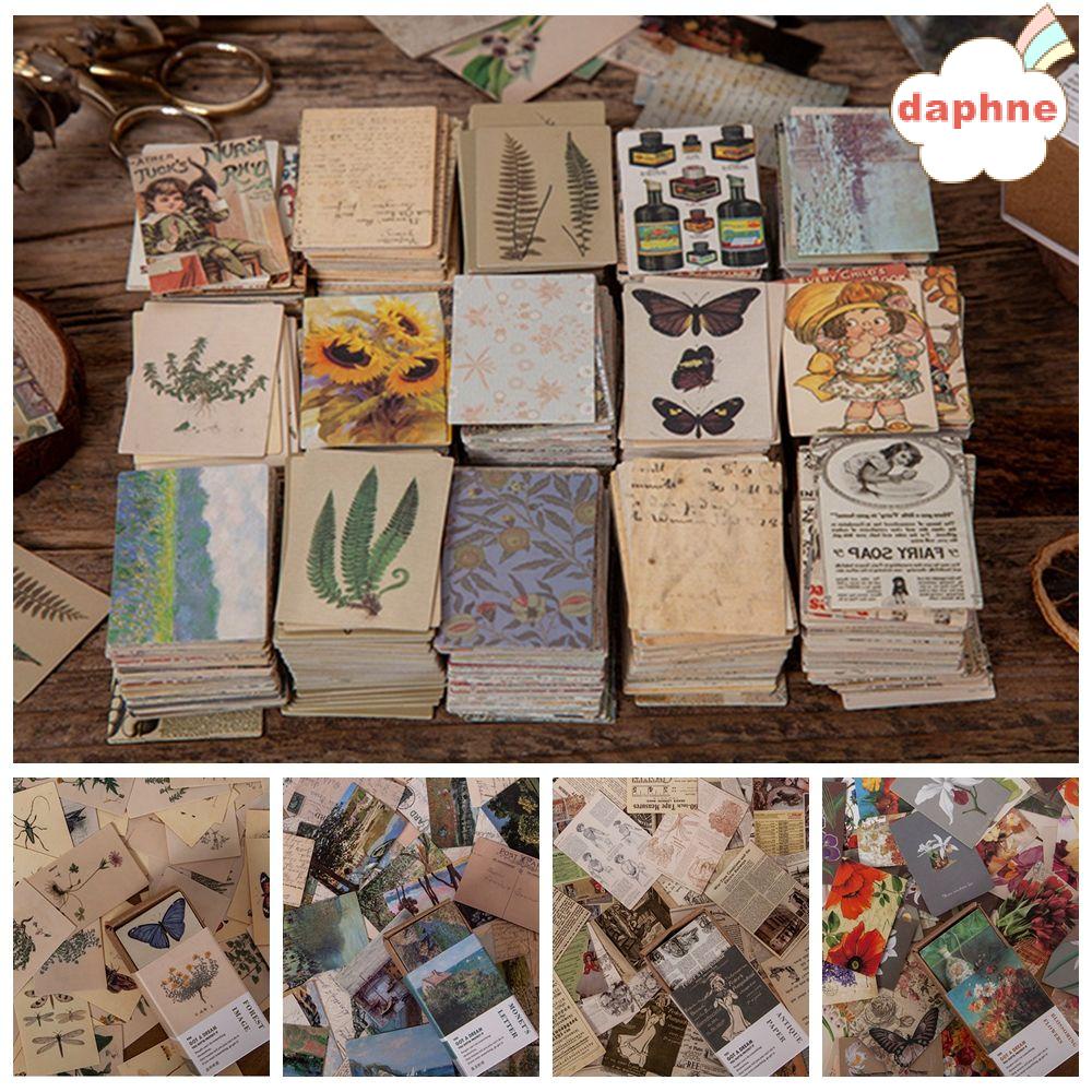 Daphne Set 100 Tấm Giấy Ghi Chú Mini Dùng Trang Trí Sổ Tay Diy