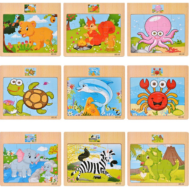 Tranh giỗ ghép hình 3D 12 miếng