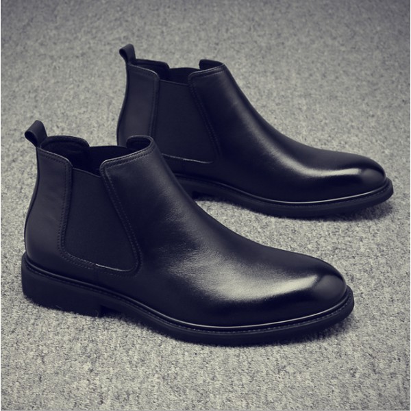 Giày Boot Nam - Chelsea Boots Da Bóng Cao Cấp GN292