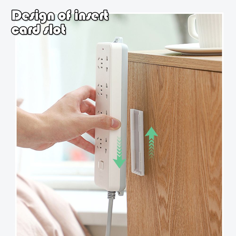 Giá đỡ ổ cắm điện dán tường tự dính nhiều màu sắc tiện dụng sáng tạo cho gia đình/ văn phòng
