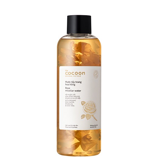 [CHAI 500ML ] Nước tẩy trang hoa hồng bụi bẩn và bã nhờn trên da Cocoon