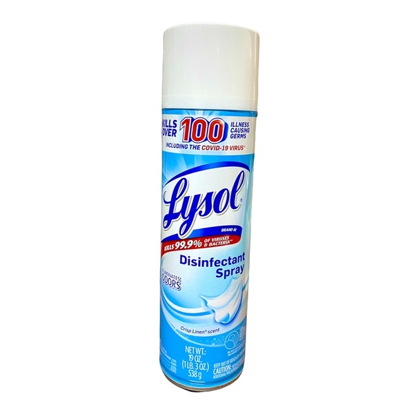 [HÀNG MỸ] Bình Xịt diệt khuẩn Lysol Disinfectant Spray 538GR (Mẫu mới có nắp) 🇺🇸🇺🇸🇺🇸