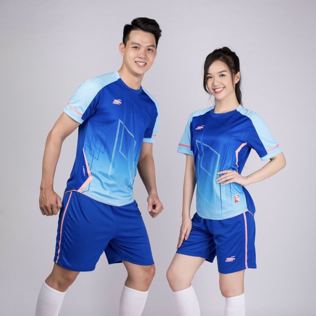 Bộ quần áo đá bóng không logo RIKI GEM, vải mè kim cao cấp - ViKi Sport