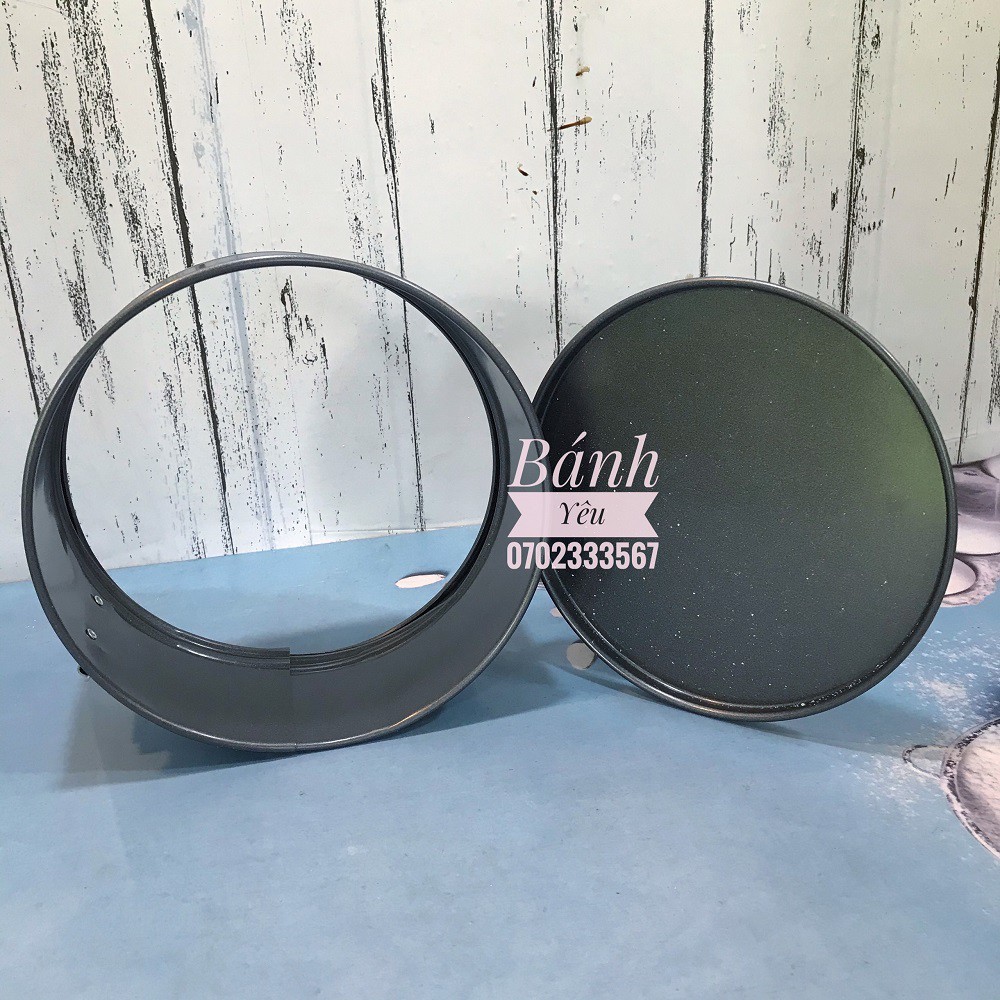 Khuôn tròn đế rời chống dính có khóa