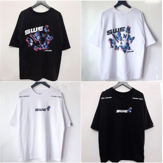 [Ảnh Thật] Áo Thun In Hình Bướm - SWE | BigBuy360 - bigbuy360.vn