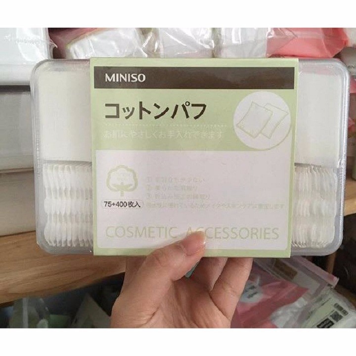 Bông tẩy trang Miniso 800 miếng - BX1567