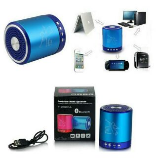 Loa nghe nhạc bluetooth mini t2020a nghe đài fm/ usb/ thẻ nhớ