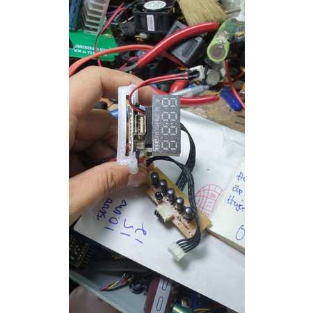 mạch Blutooth  Asanzo ASK 5400 + chỉnh bass treble mic echo, không có công suất