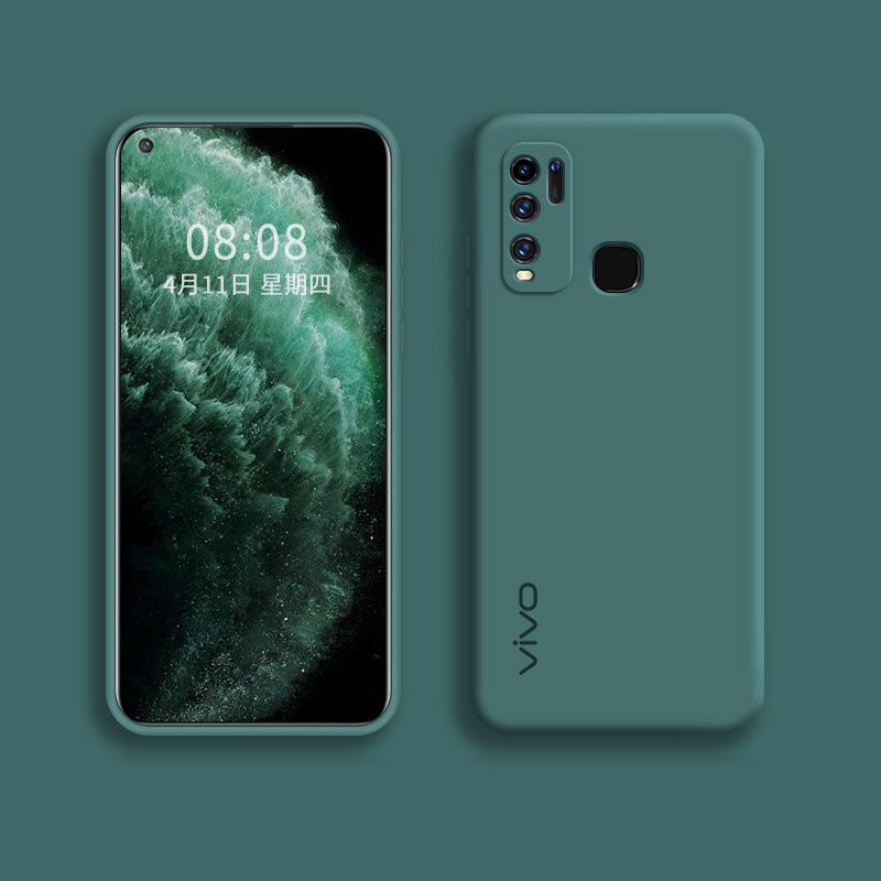 Casing Official Original Silicone Full Protection Soft Camera Protection Case Vivo Y51 Y31 Y51A Y53S Y33 Y50 Y30 Y30i Y20 Y20S Y20i Y20G Y20T Y12G Y12A Y12S 2021 Y11S Y17 Y15 Y12 Y11 2019 V11i V11 V15 Pro Z3i S1 Cover