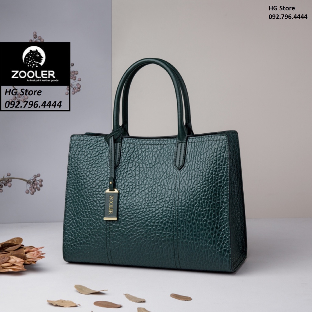 Túi Xách Nữ Hàn Quốc Da Bò Italy Cao Cấp(Da Thật  100%) Zooler FullBox ZL024 Size 33cm Làm Quà Tặng, Sinh Nhật, Quà Biếu