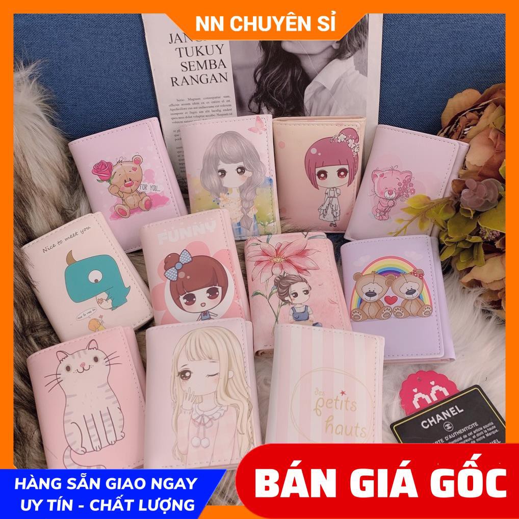 VÍ NGẮN CHIBI DỄ THƯƠNG ⚡100% ẢNH THẬT ⚡ VÍ NỮ HOẠT HÌNH