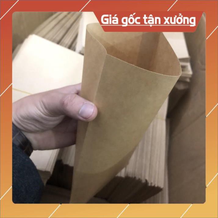 [Free ship] 500 Túi đựng bánh mì 13x25cm giấy kraff siêu đẹp + tiêu chuẩn an toàn