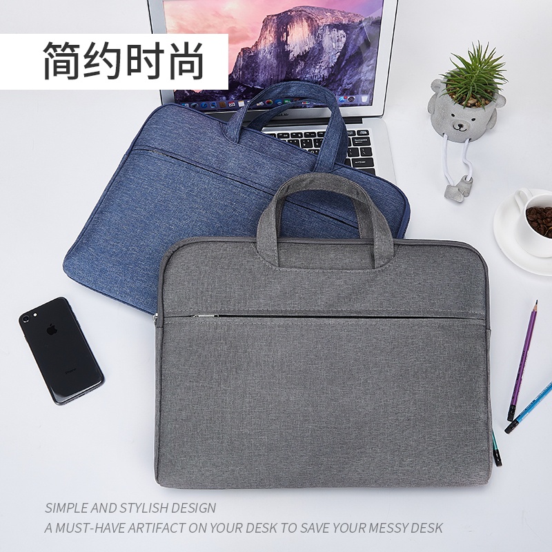 Túi Xách Công Sở Vải Canvas Nhiều Ngăn Cỡ Lớn Thiết Kế Đơn Giản Cho Nam Và Nữ A4File