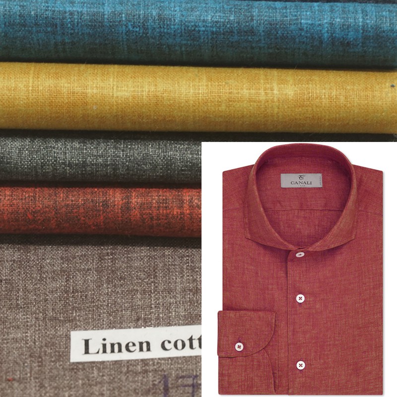 Vải linen - vải may áo sơ mi nam