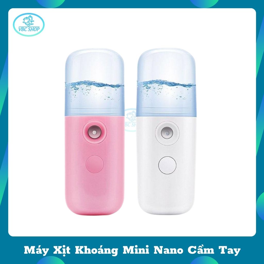 Máy Phun Sương Cầm Tay Mini Tiện Lợi, Xịt Khoáng Mini NANO dưỡng ẩm da mặt